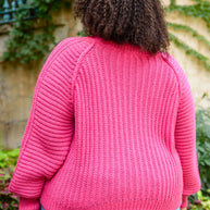 Claim The Stage Knit Sweater In Hot Pink-Womens-Ave Shops-[option4]-[option5]-[option6]-[option7]-[option8]-Shop-Boutique-Clothing-for-Women-Online