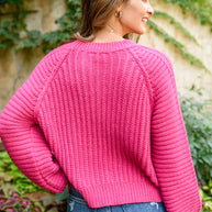 Claim The Stage Knit Sweater In Hot Pink-Womens-Ave Shops-[option4]-[option5]-[option6]-[option7]-[option8]-Shop-Boutique-Clothing-for-Women-Online