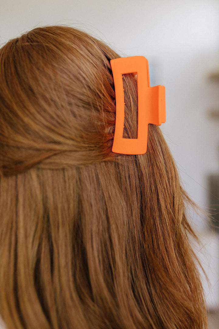 Claw Clip Set of 4 in Orange-Accessories-Ave Shops-OS-[option4]-[option5]-[option6]-[option7]-[option8]-Shop-Boutique-Clothing-for-Women-Online