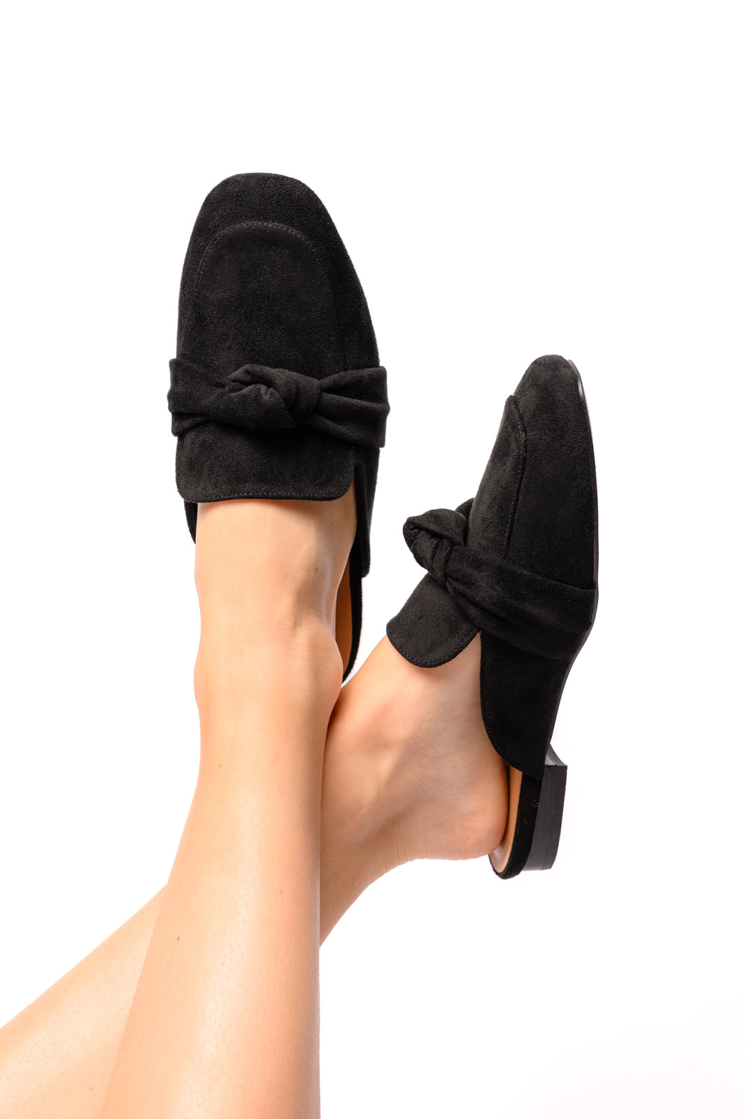 Corky's Clingy Mules in Black Faux Suede-Shoes-Ave Shops-[option4]-[option5]-[option6]-[option7]-[option8]-Shop-Boutique-Clothing-for-Women-Online