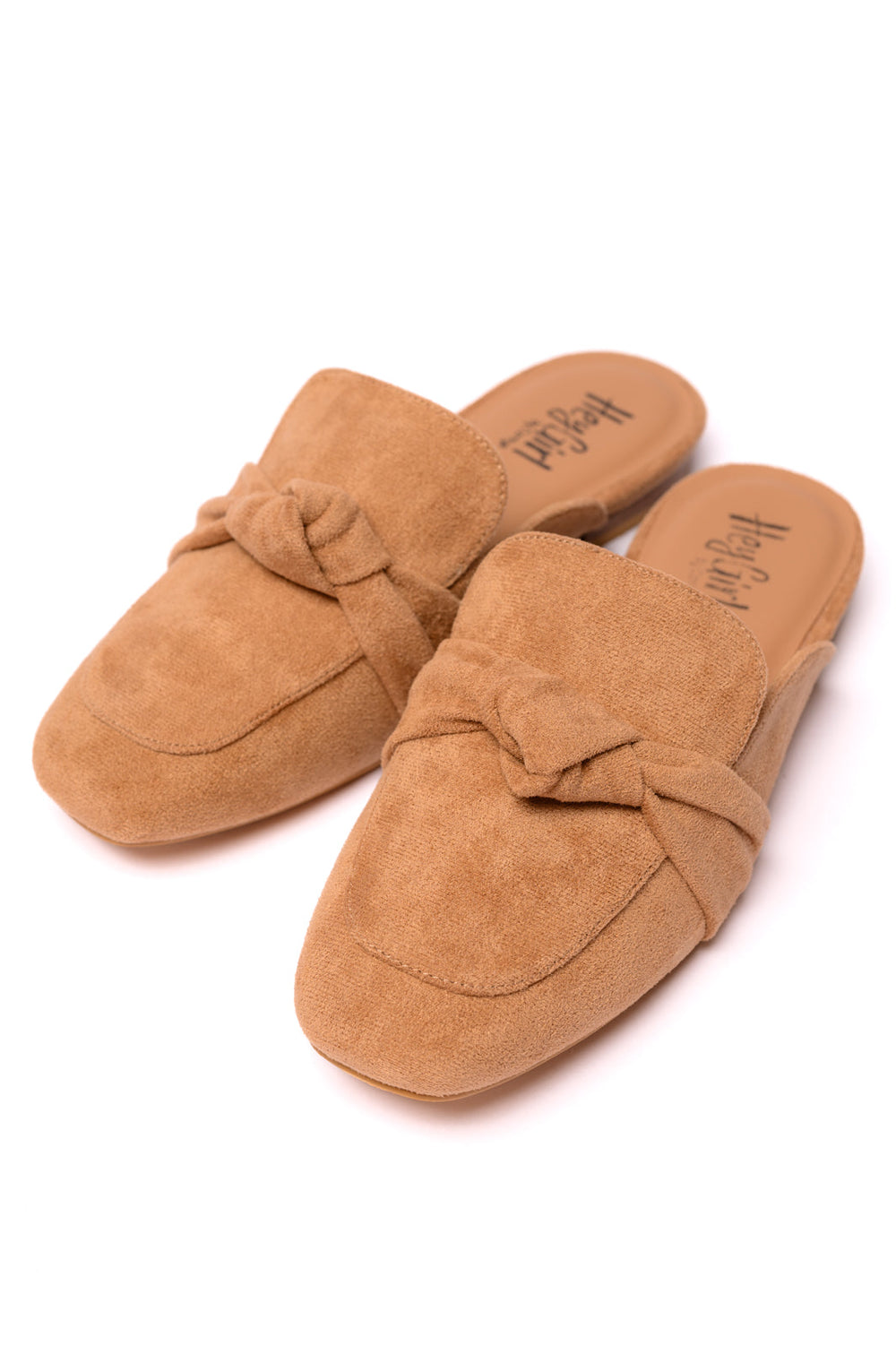Corky's Clingy Mules in Camel Faux Suede-Womens-Ave Shops-[option4]-[option5]-[option6]-[option7]-[option8]-Shop-Boutique-Clothing-for-Women-Online