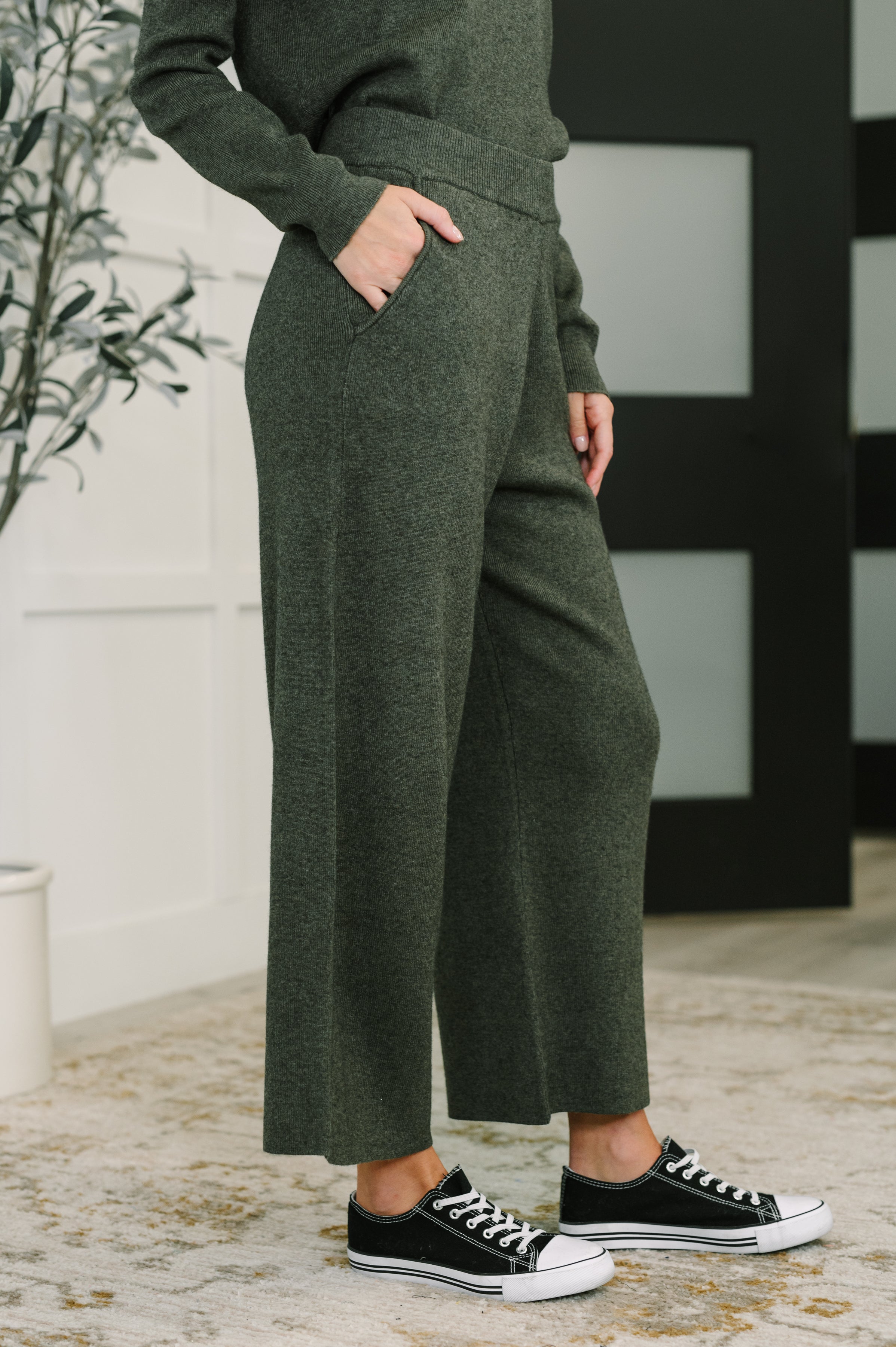 Clove Culottes in Moss-Womens-Ave Shops-[option4]-[option5]-[option6]-[option7]-[option8]-Shop-Boutique-Clothing-for-Women-Online