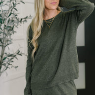 Clove Sweater in Moss-Womens-Ave Shops-[option4]-[option5]-[option6]-[option7]-[option8]-Shop-Boutique-Clothing-for-Women-Online