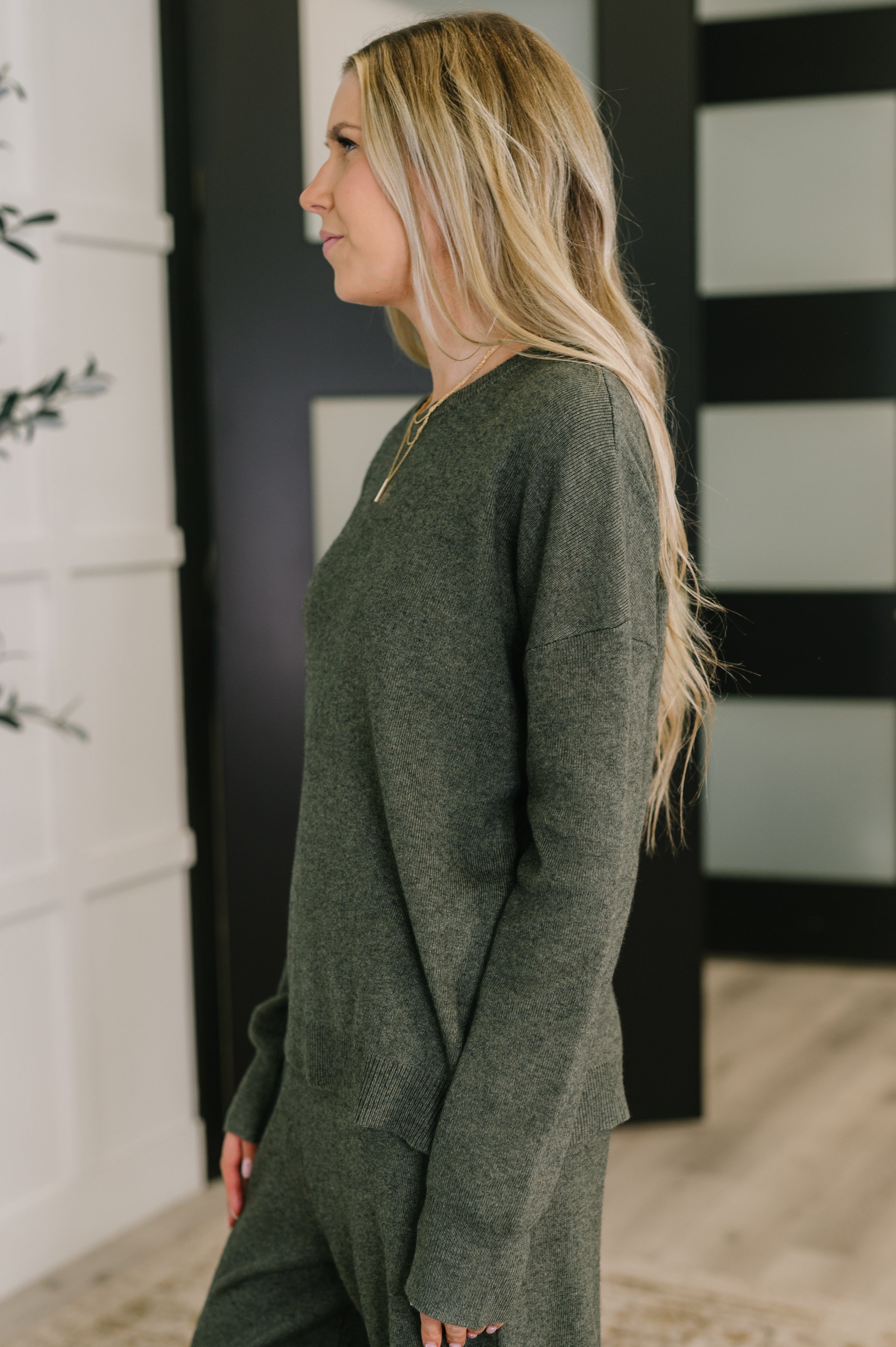 Clove Sweater in Moss-Womens-Ave Shops-[option4]-[option5]-[option6]-[option7]-[option8]-Shop-Boutique-Clothing-for-Women-Online