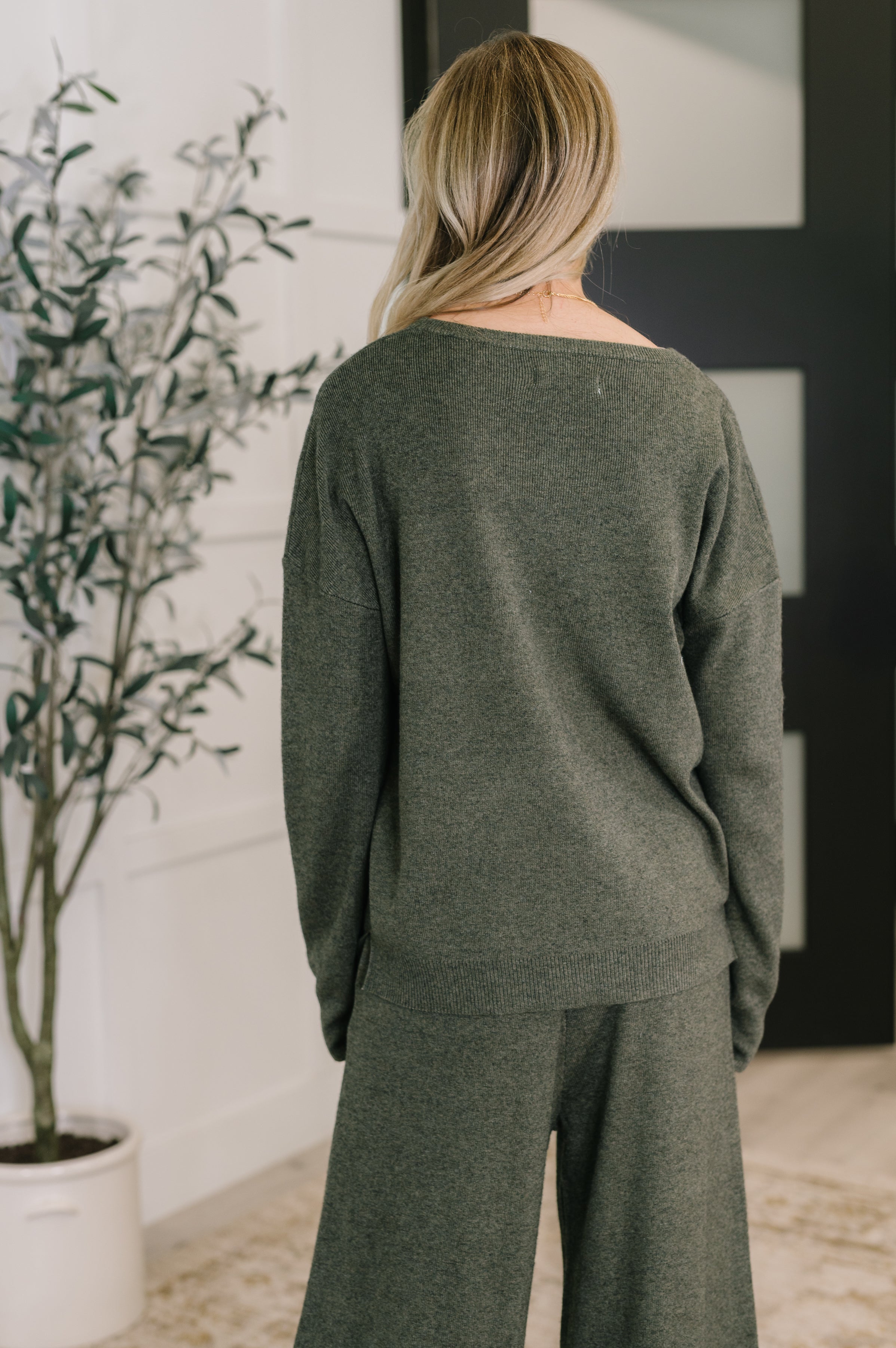 Clove Sweater in Moss-Womens-Ave Shops-[option4]-[option5]-[option6]-[option7]-[option8]-Shop-Boutique-Clothing-for-Women-Online