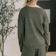 Clove Sweater in Moss-Womens-Ave Shops-[option4]-[option5]-[option6]-[option7]-[option8]-Shop-Boutique-Clothing-for-Women-Online