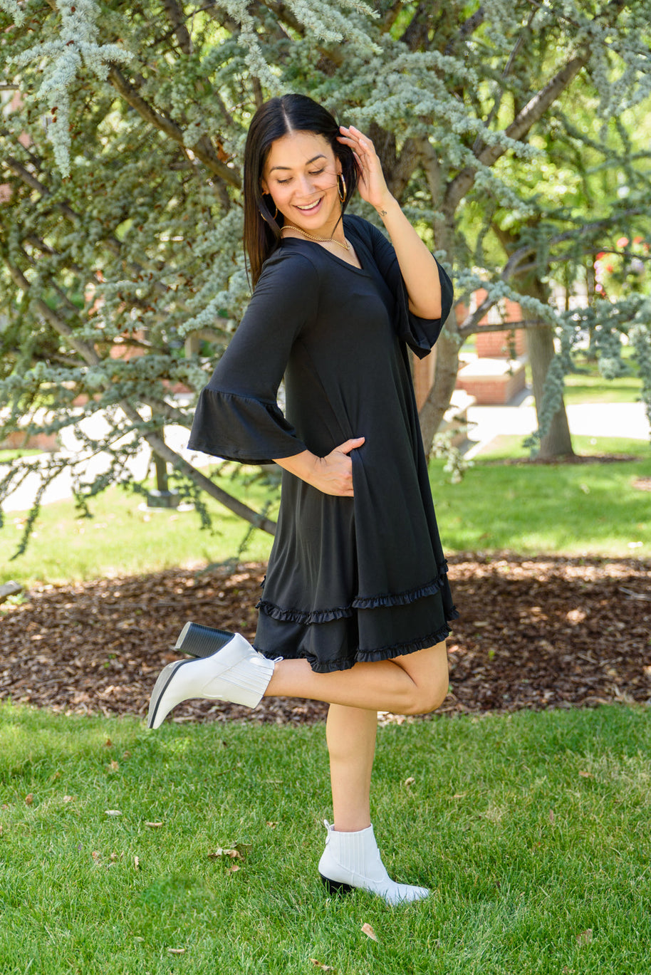 Coast Dress in Black-Womens-Ave Shops-[option4]-[option5]-[option6]-[option7]-[option8]-Shop-Boutique-Clothing-for-Women-Online