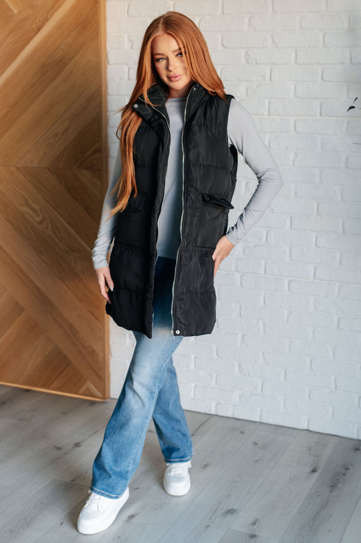 Cold and Calculated Longline Puffer Vest-Layers-Ave Shops-[option4]-[option5]-[option6]-[option7]-[option8]-Shop-Boutique-Clothing-for-Women-Online