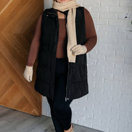 Cold and Calculated Longline Puffer Vest-Layers-Ave Shops-[option4]-[option5]-[option6]-[option7]-[option8]-Shop-Boutique-Clothing-for-Women-Online