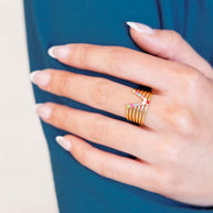 Color In The Lines Ring-Accessories-Ave Shops-[option4]-[option5]-[option6]-[option7]-[option8]-Shop-Boutique-Clothing-for-Women-Online