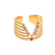 Color In The Lines Ring-Accessories-Ave Shops-[option4]-[option5]-[option6]-[option7]-[option8]-Shop-Boutique-Clothing-for-Women-Online