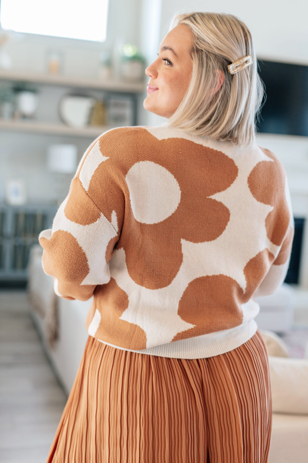 Bigger is Better Mod Floral Sweater-Tops-Ave Shops-[option4]-[option5]-[option6]-[option7]-[option8]-Shop-Boutique-Clothing-for-Women-Online