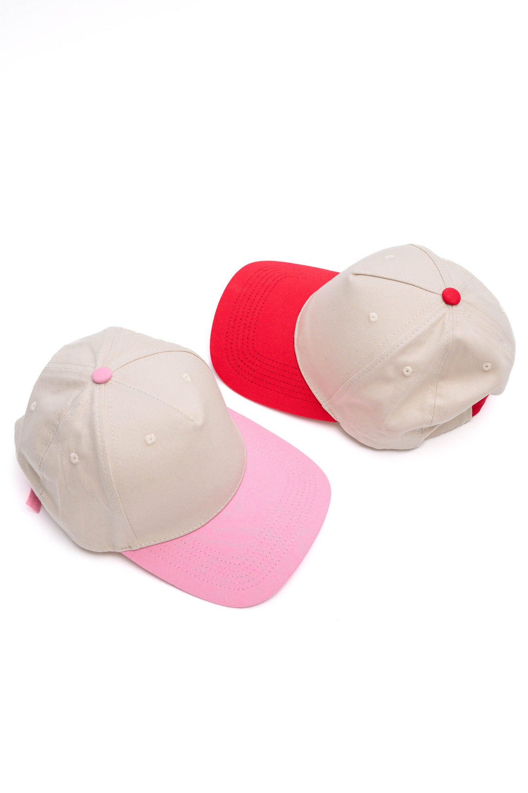 Come Hither Two Tone Canvas Cap Set-Accessories-Ave Shops-OS-[option4]-[option5]-[option6]-[option7]-[option8]-Shop-Boutique-Clothing-for-Women-Online