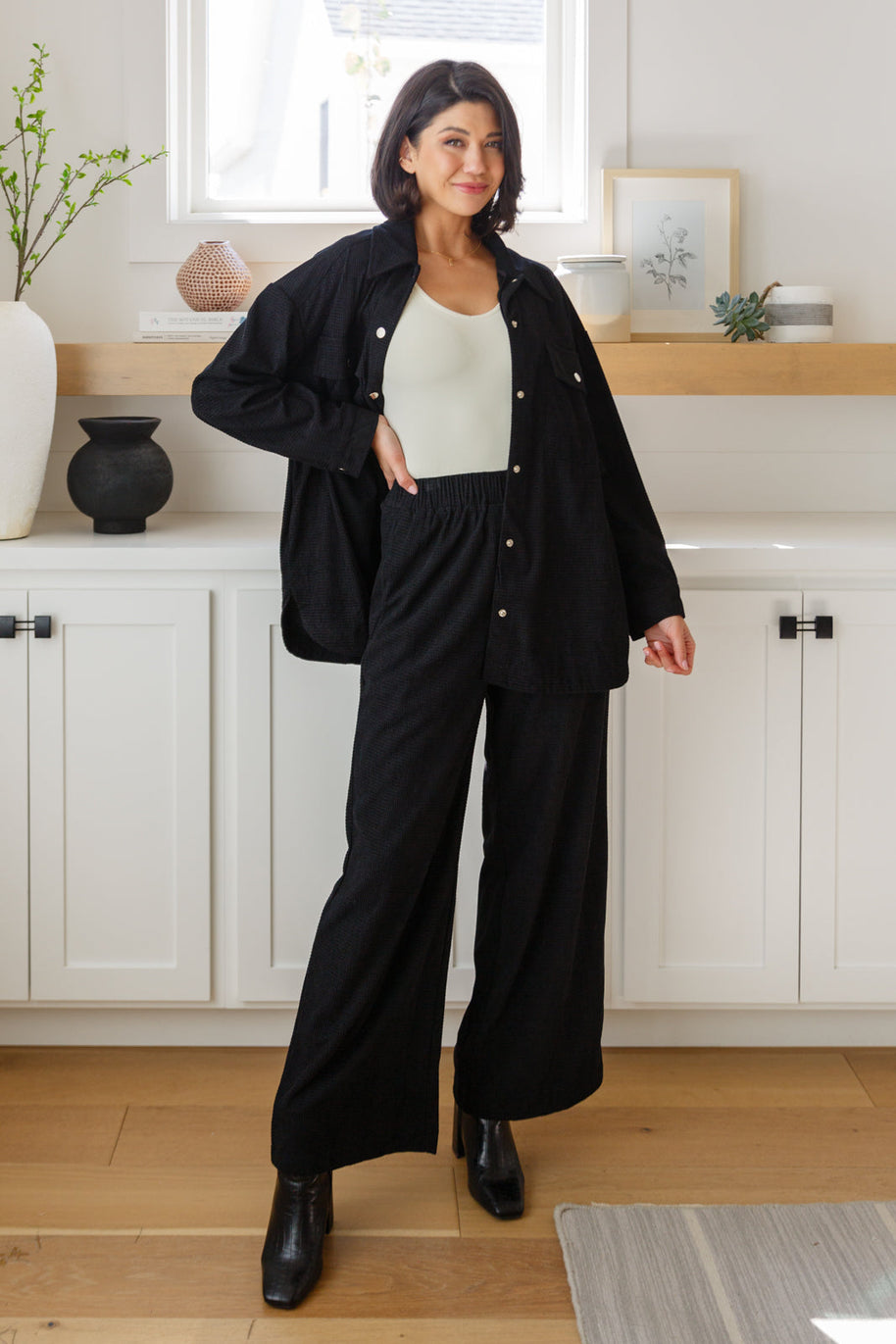 Come Rain or Shine Wide Leg Pants-Bottoms-Ave Shops-[option4]-[option5]-[option6]-[option7]-[option8]-Shop-Boutique-Clothing-for-Women-Online