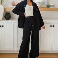 Come Rain or Shine Wide Leg Pants-Bottoms-Ave Shops-[option4]-[option5]-[option6]-[option7]-[option8]-Shop-Boutique-Clothing-for-Women-Online