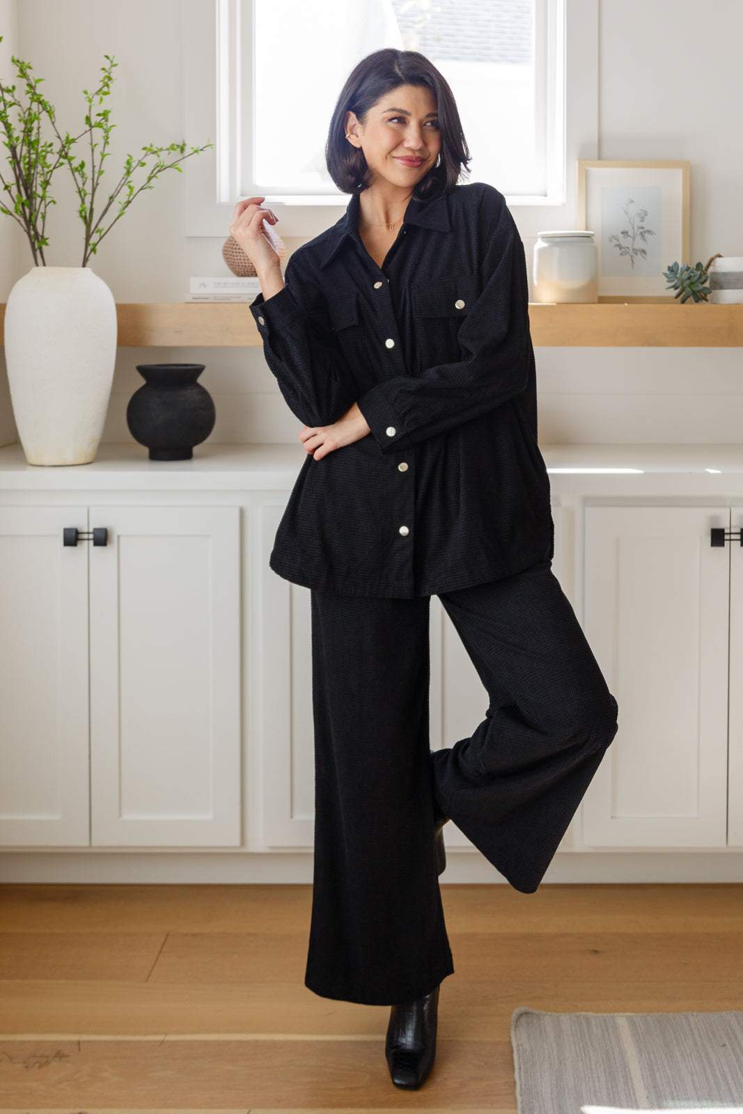 Come Rain or Shine Wide Leg Pants-Bottoms-Ave Shops-[option4]-[option5]-[option6]-[option7]-[option8]-Shop-Boutique-Clothing-for-Women-Online