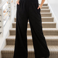 Come Rain or Shine Wide Leg Pants-Bottoms-Ave Shops-[option4]-[option5]-[option6]-[option7]-[option8]-Shop-Boutique-Clothing-for-Women-Online