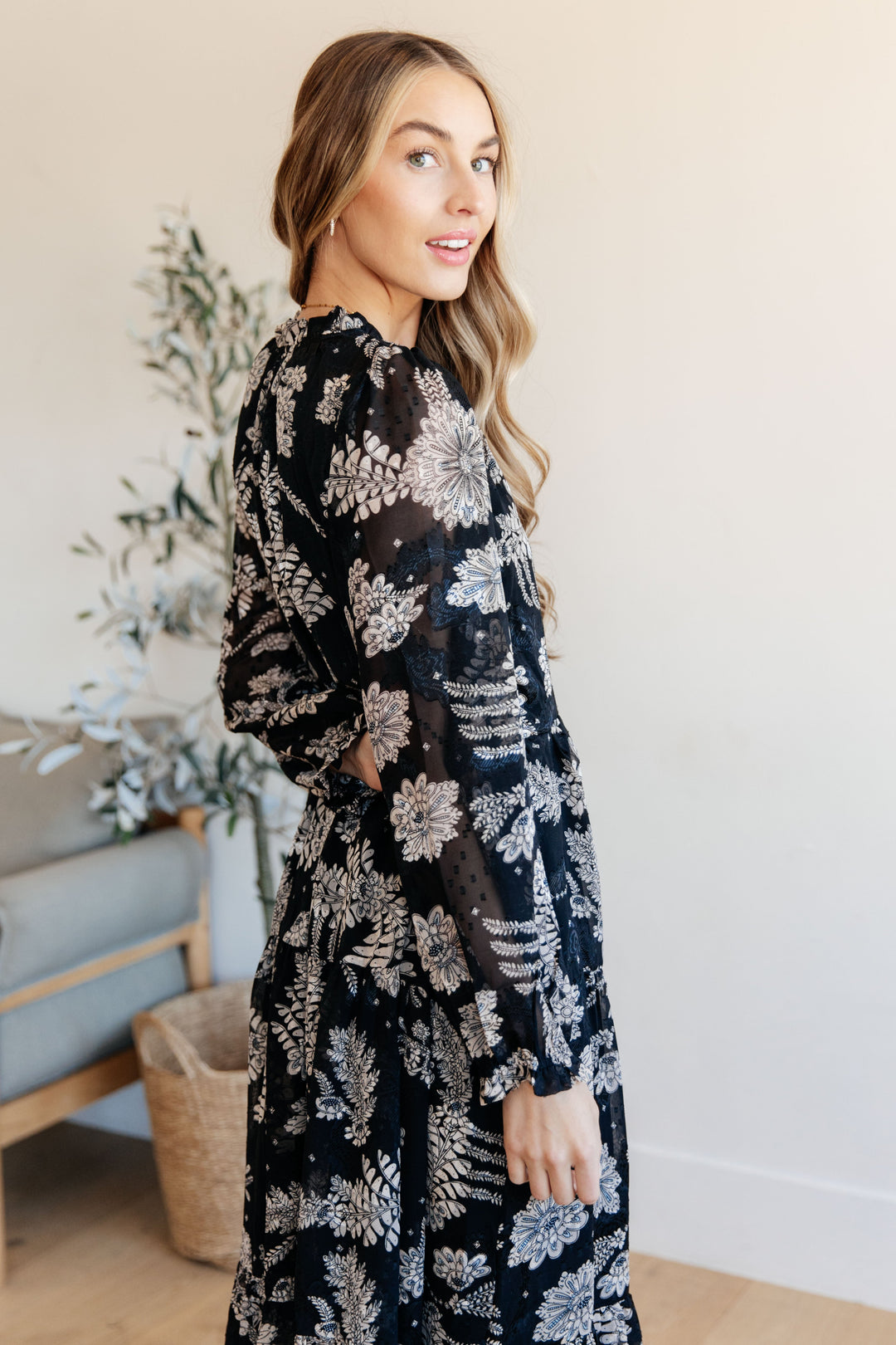 Come Take My Hand Floral Dress-Womens-Ave Shops-[option4]-[option5]-[option6]-[option7]-[option8]-Shop-Boutique-Clothing-for-Women-Online