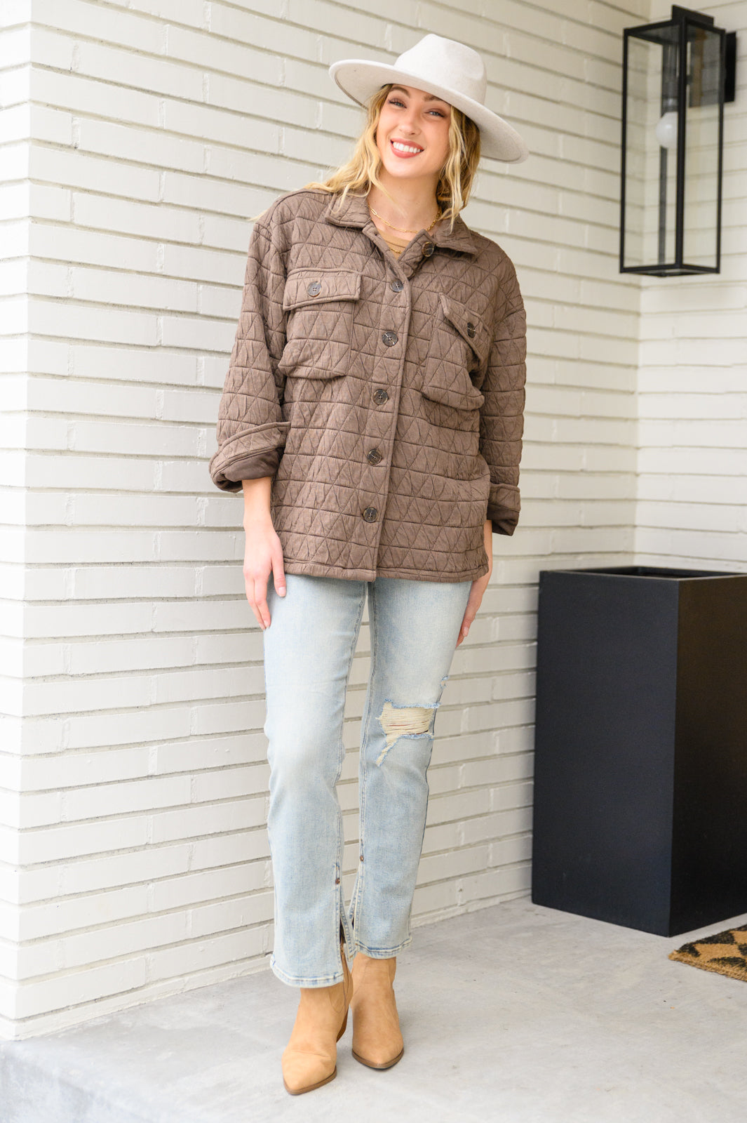 Coming Back Home Jacket in Mocha-Womens-Ave Shops-[option4]-[option5]-[option6]-[option7]-[option8]-Shop-Boutique-Clothing-for-Women-Online