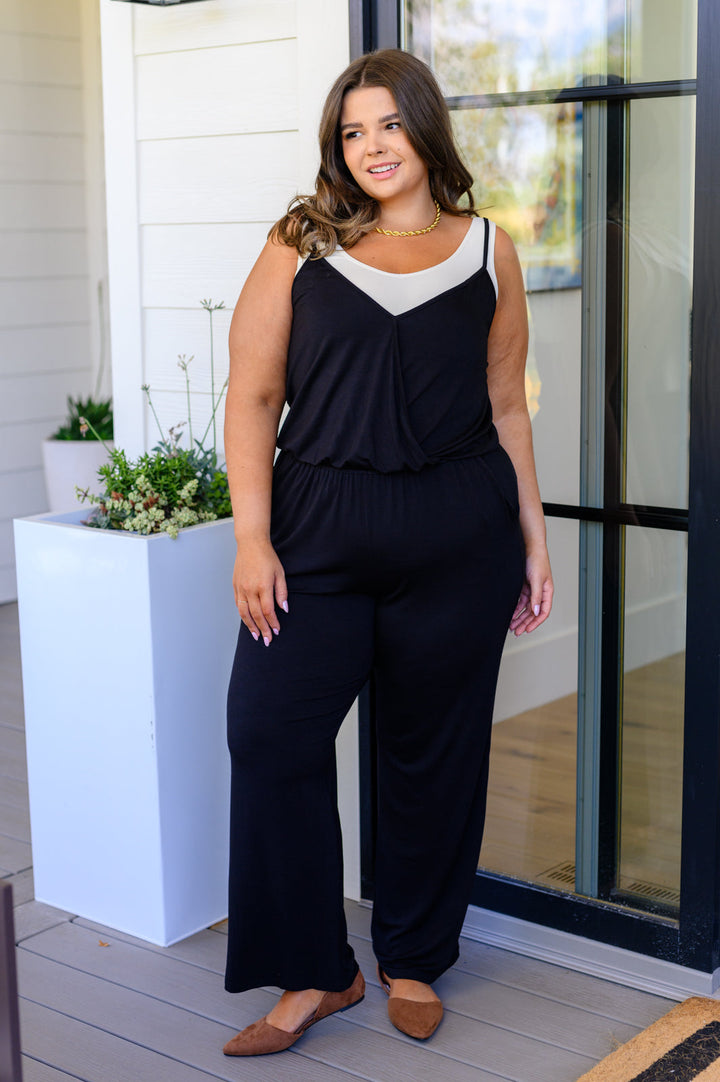 Completely Justified Jumpsuit in Black-Jumpsuits & Rompers-Ave Shops-[option4]-[option5]-[option6]-[option7]-[option8]-Shop-Boutique-Clothing-for-Women-Online