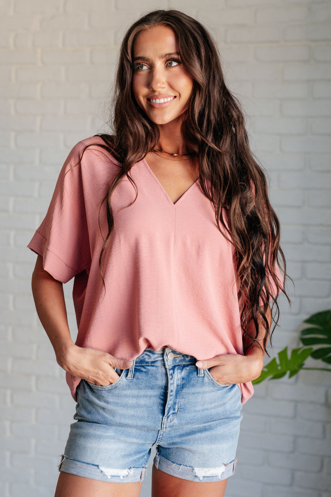 Contrary to Popular Belief V-Neck Blouse-Tops-Ave Shops-[option4]-[option5]-[option6]-[option7]-[option8]-Shop-Boutique-Clothing-for-Women-Online