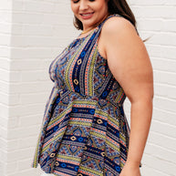 Cool Connections Peplum Tank-Tops-Ave Shops-[option4]-[option5]-[option6]-[option7]-[option8]-Shop-Boutique-Clothing-for-Women-Online