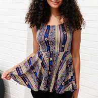 Cool Connections Peplum Tank-Tops-Ave Shops-[option4]-[option5]-[option6]-[option7]-[option8]-Shop-Boutique-Clothing-for-Women-Online