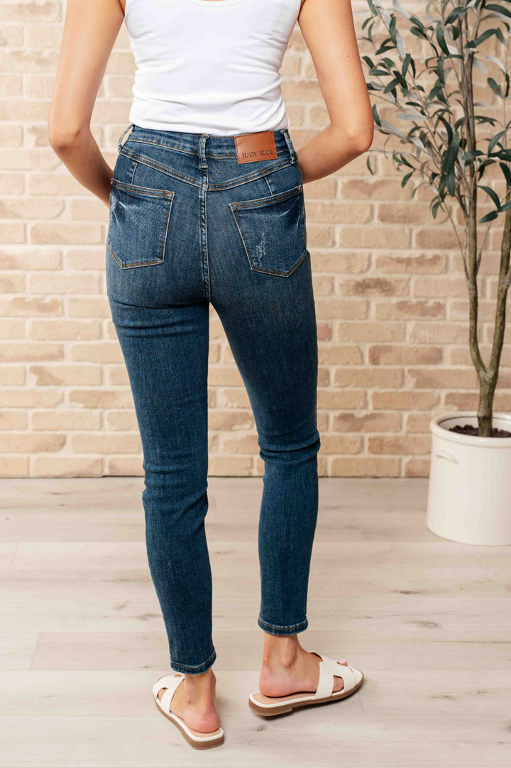 Judy Blue Cora High Rise Control Top Skinny Jeans-Denim-Ave Shops-[option4]-[option5]-[option6]-[option7]-[option8]-Shop-Boutique-Clothing-for-Women-Online