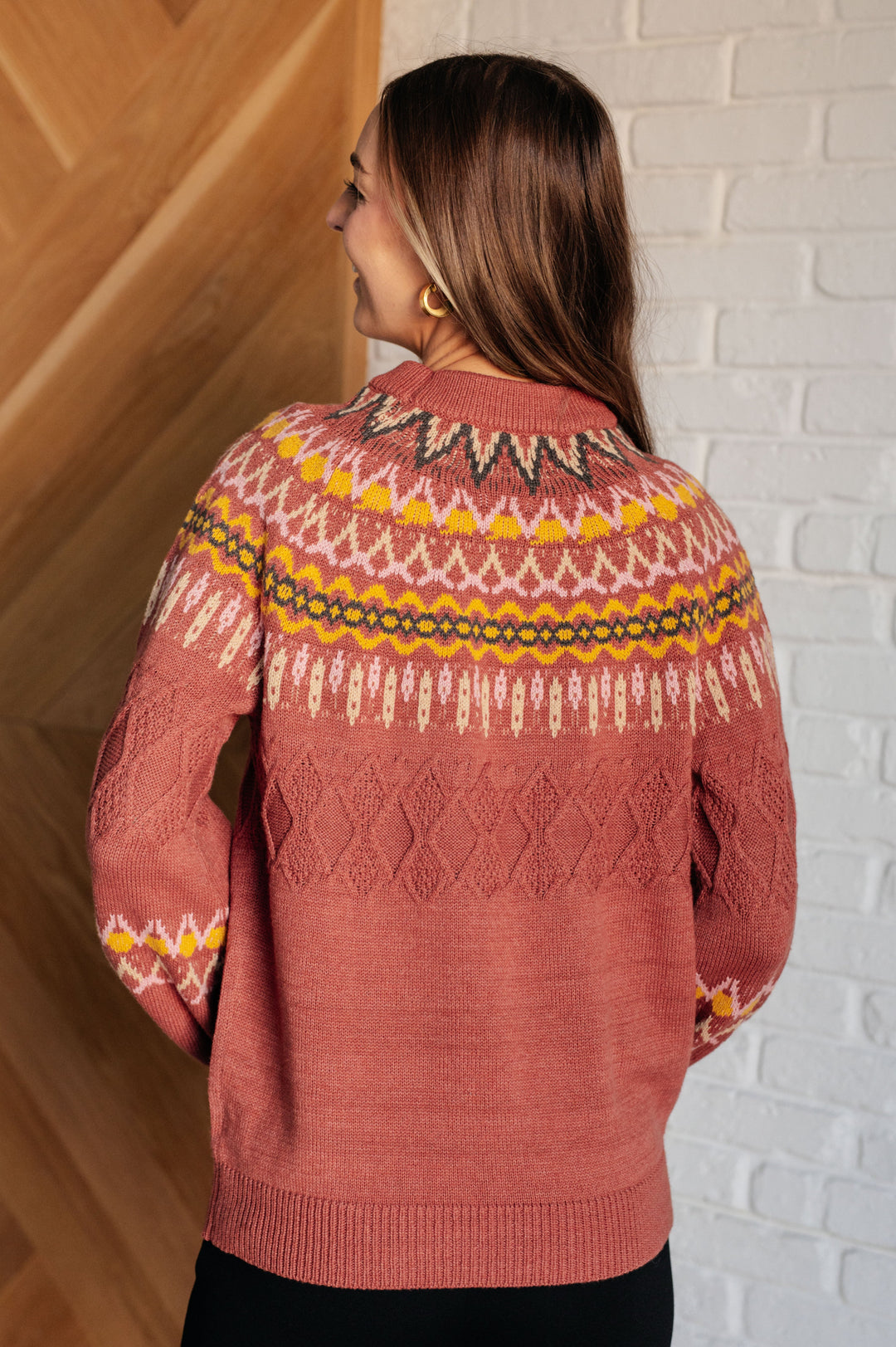 Cozy Chalet Fair Isle Sweater-Tops-Ave Shops-[option4]-[option5]-[option6]-[option7]-[option8]-Shop-Boutique-Clothing-for-Women-Online