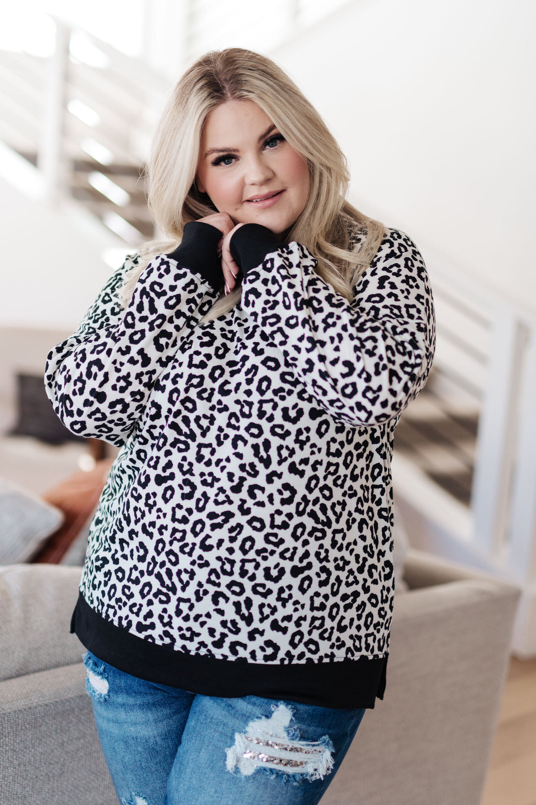 Cozy in Cheetah Pullover Sweatshirt-Tops-Ave Shops-[option4]-[option5]-[option6]-[option7]-[option8]-Shop-Boutique-Clothing-for-Women-Online