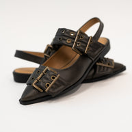 Crazy Train Buckle Pointy Toe Flats-Womens-Ave Shops-[option4]-[option5]-[option6]-[option7]-[option8]-Shop-Boutique-Clothing-for-Women-Online