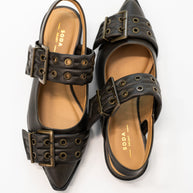 Crazy Train Buckle Pointy Toe Flats-Womens-Ave Shops-[option4]-[option5]-[option6]-[option7]-[option8]-Shop-Boutique-Clothing-for-Women-Online