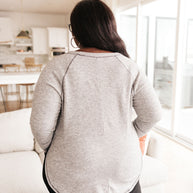 Cream Comfort Top In Heather Gray-Womens-Ave Shops-[option4]-[option5]-[option6]-[option7]-[option8]-Shop-Boutique-Clothing-for-Women-Online