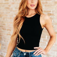 Cream of the Crop Rib Knit Tank Top in Black-Tops-Ave Shops-[option4]-[option5]-[option6]-[option7]-[option8]-Shop-Boutique-Clothing-for-Women-Online