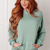 Crosswalk Textured Hoodie in Green-Tops-Ave Shops-[option4]-[option5]-[option6]-[option7]-[option8]-Shop-Boutique-Clothing-for-Women-Online