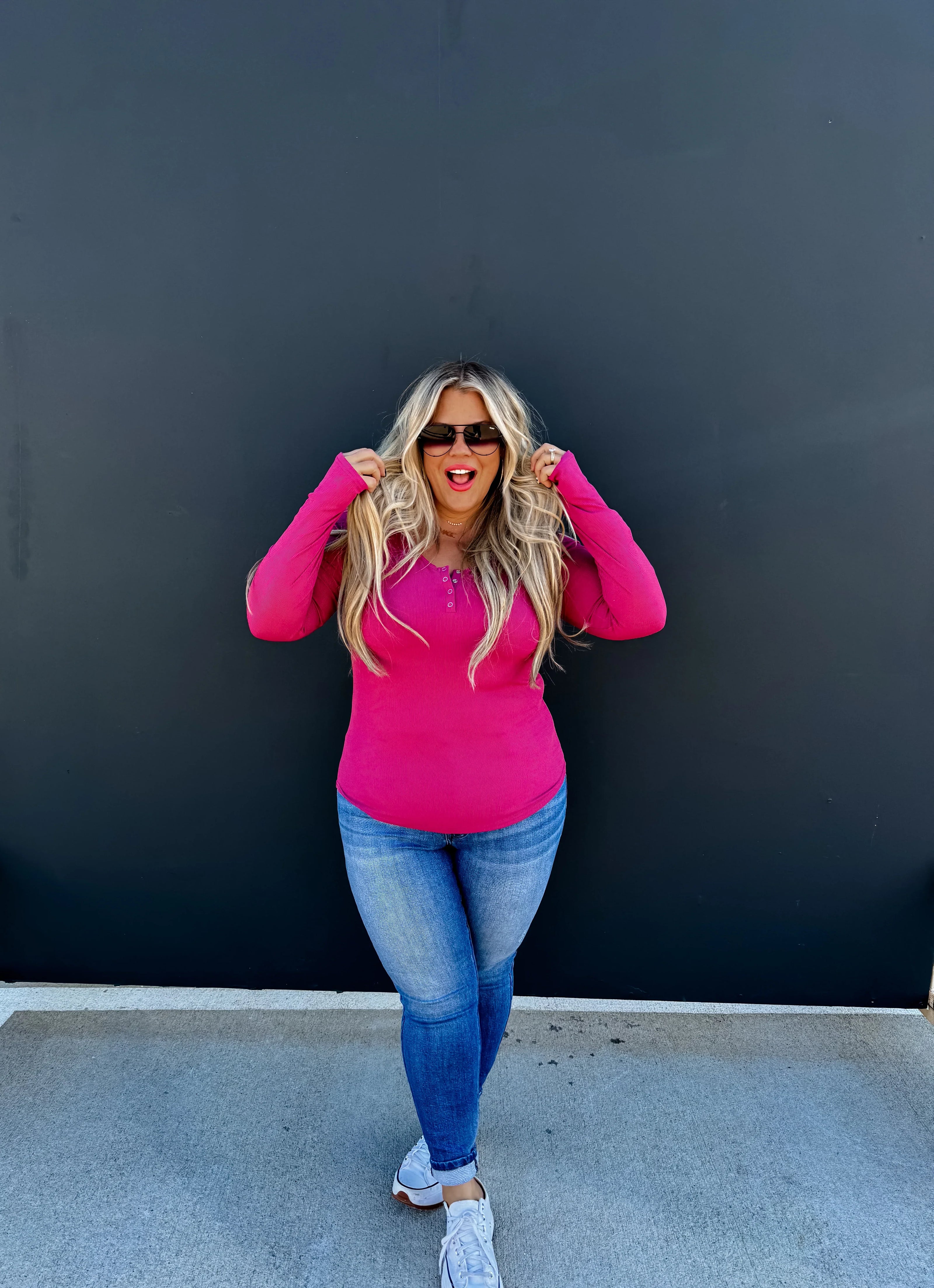 Blakeley Brooklyn Snap Henley in Five Colors-Womens-Ave Shops-[option4]-[option5]-[option6]-[option7]-[option8]-Shop-Boutique-Clothing-for-Women-Online