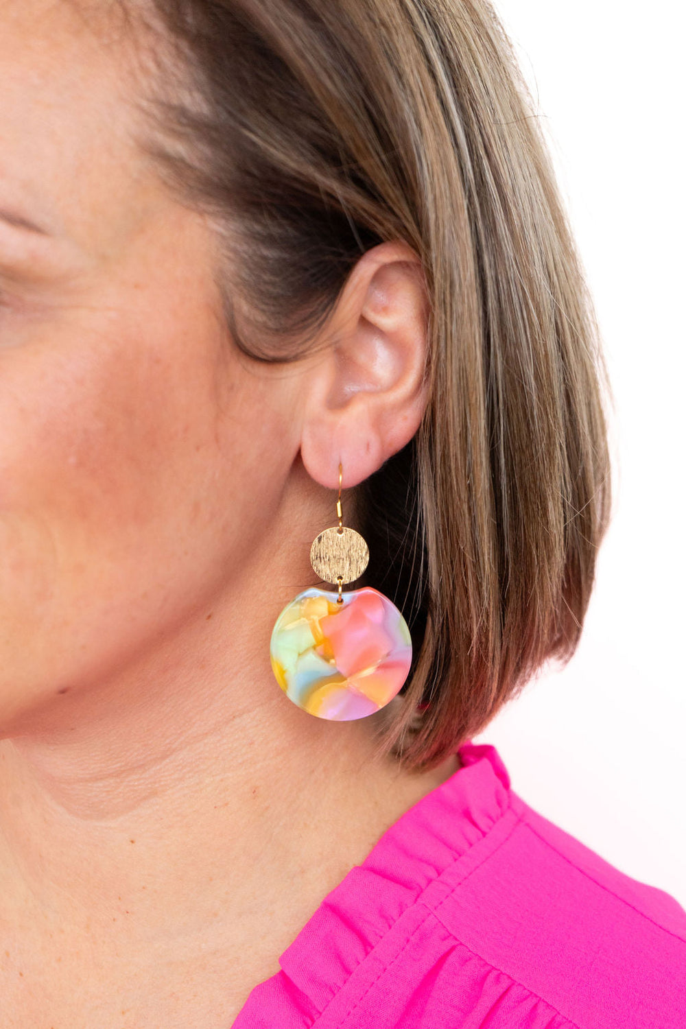 Zoey Earrings - Rainbow Delight-Spiffy & Splendid Wholesale-[option4]-[option5]-[option6]-[option7]-[option8]-Shop-Boutique-Clothing-for-Women-Online
