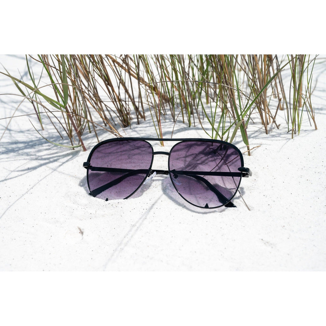 The Black Gradient Kay - High Quality Unisex Aviator Sunglasses*-JuliaRoseWholesale-Black Gradient-[option4]-[option5]-[option6]-[option7]-[option8]-Shop-Boutique-Clothing-for-Women-Online
