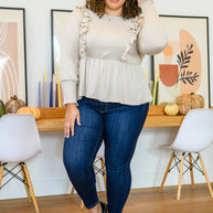 Sweet Confession Top In Seashell-Womens-Ave Shops-[option4]-[option5]-[option6]-[option7]-[option8]-Shop-Boutique-Clothing-for-Women-Online