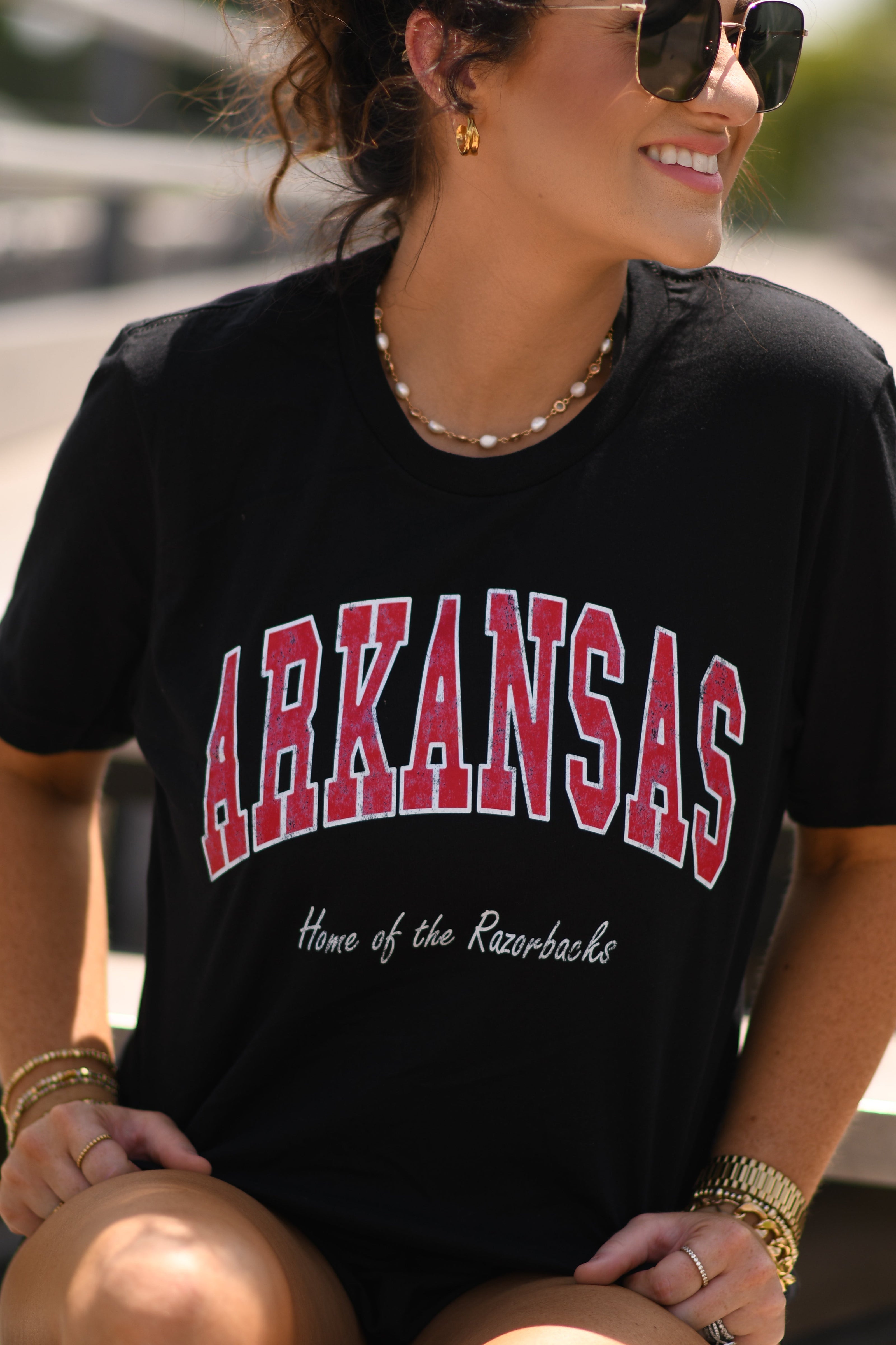 Arkansas Home Of The Razorbacks Tee-P&PD Wholesale-[option4]-[option5]-[option6]-[option7]-[option8]-Shop-Boutique-Clothing-for-Women-Online