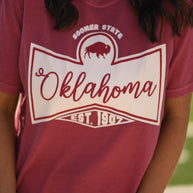 Oklahoma Sooner State Tee-P&PD Wholesale-[option4]-[option5]-[option6]-[option7]-[option8]-Shop-Boutique-Clothing-for-Women-Online