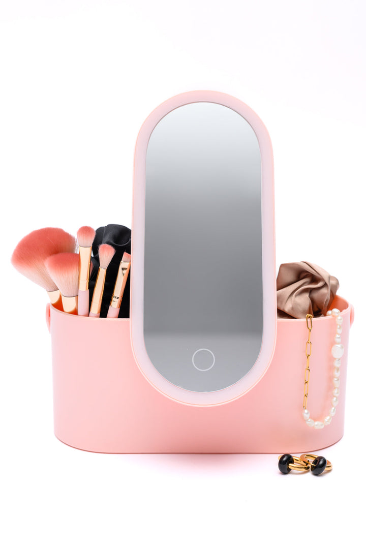 Portable Beauty Storage With LED Mirror-Health & Beauty-Ave Shops-OS-[option4]-[option5]-[option6]-[option7]-[option8]-Shop-Boutique-Clothing-for-Women-Online