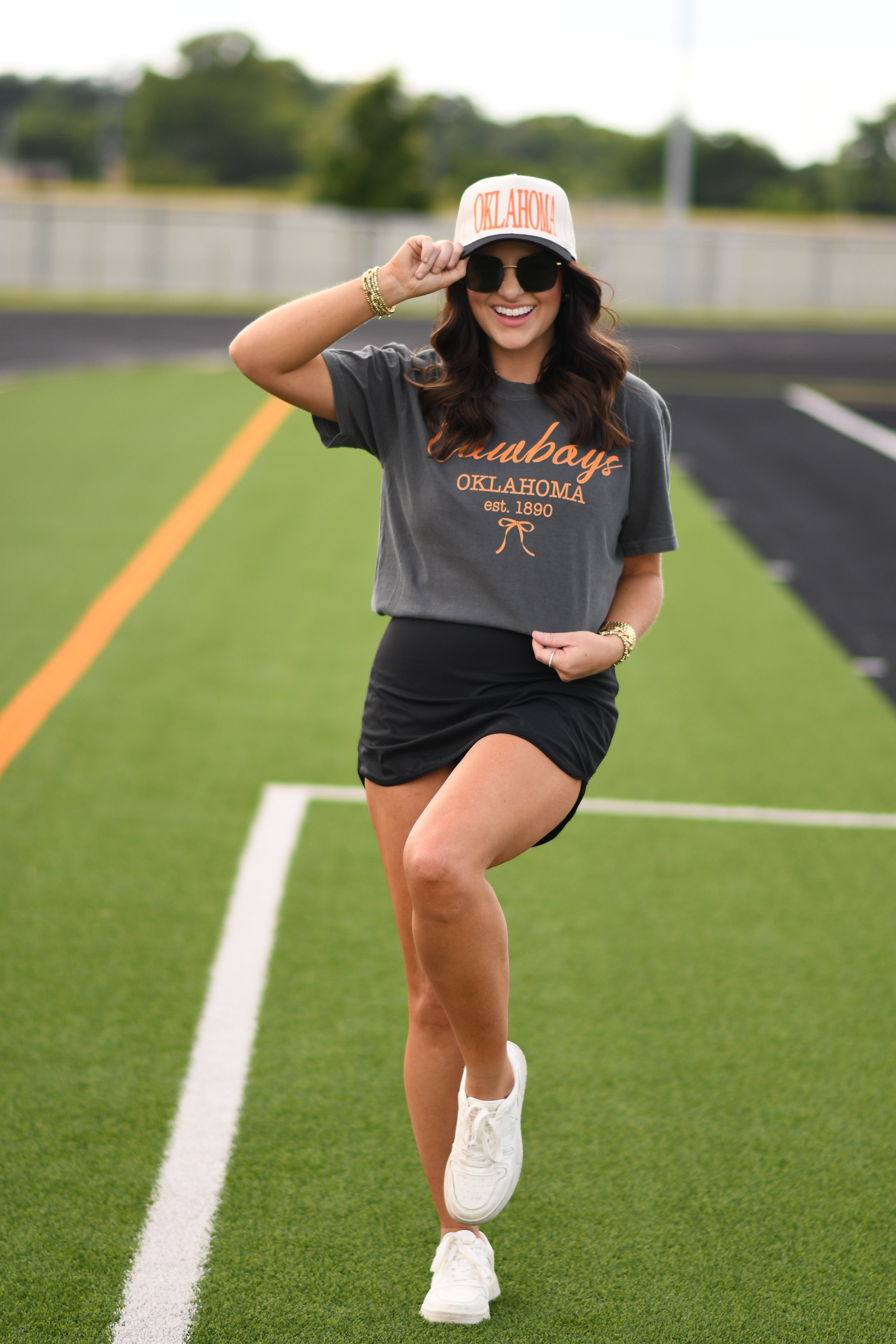 Cowboys Oklahoma Bow Tee-P&PD Wholesale-[option4]-[option5]-[option6]-[option7]-[option8]-Shop-Boutique-Clothing-for-Women-Online