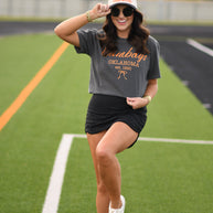 Cowboys Oklahoma Bow Tee-P&PD Wholesale-[option4]-[option5]-[option6]-[option7]-[option8]-Shop-Boutique-Clothing-for-Women-Online