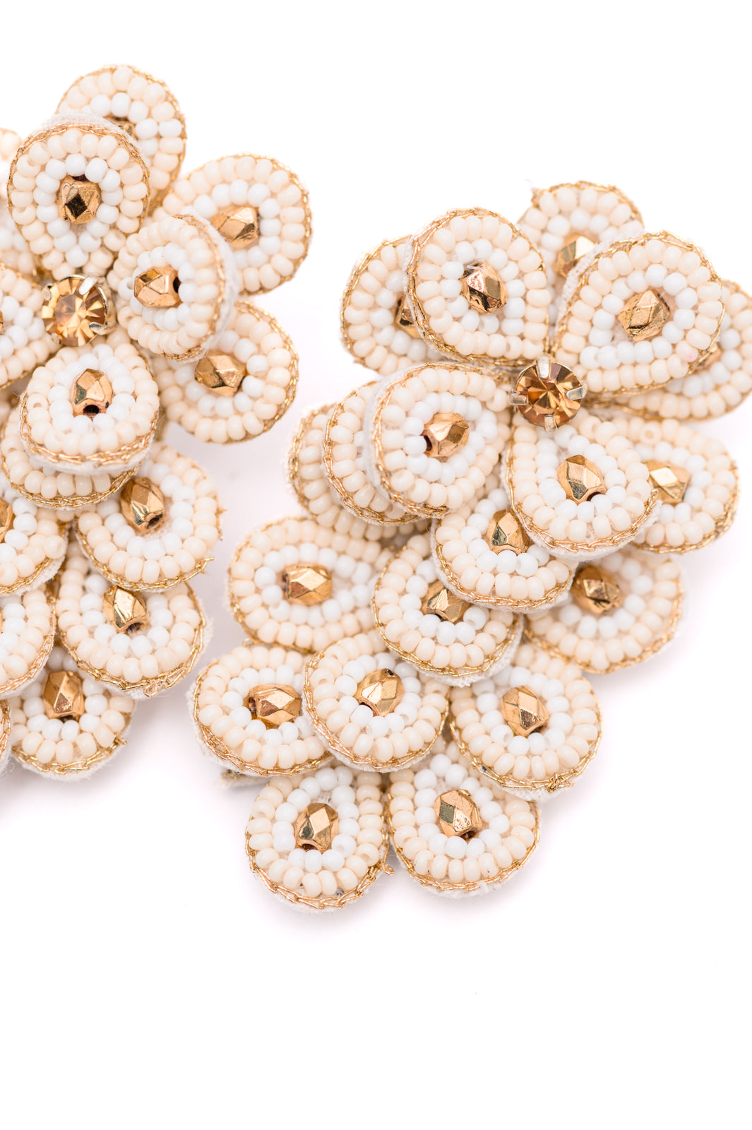 Falling Petals Earrings in Ivory-Accessories-Ave Shops-OS-[option4]-[option5]-[option6]-[option7]-[option8]-Shop-Boutique-Clothing-for-Women-Online