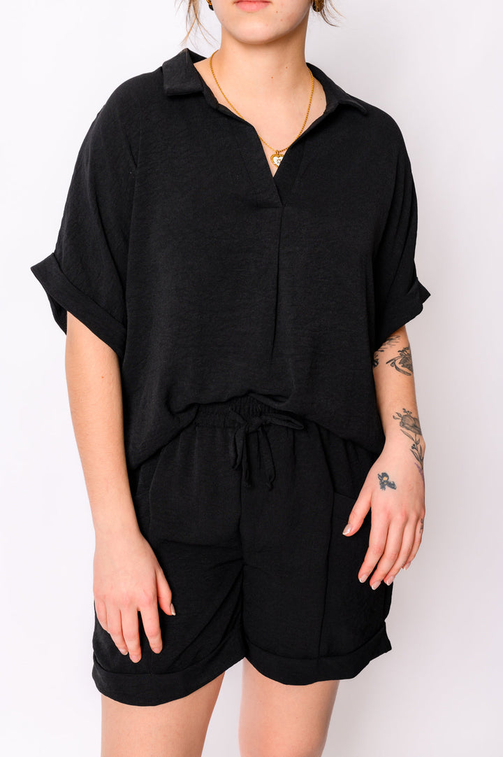 Because I Said So Dolman Sleeve Top in Black-Womens-Ave Shops-[option4]-[option5]-[option6]-[option7]-[option8]-Shop-Boutique-Clothing-for-Women-Online