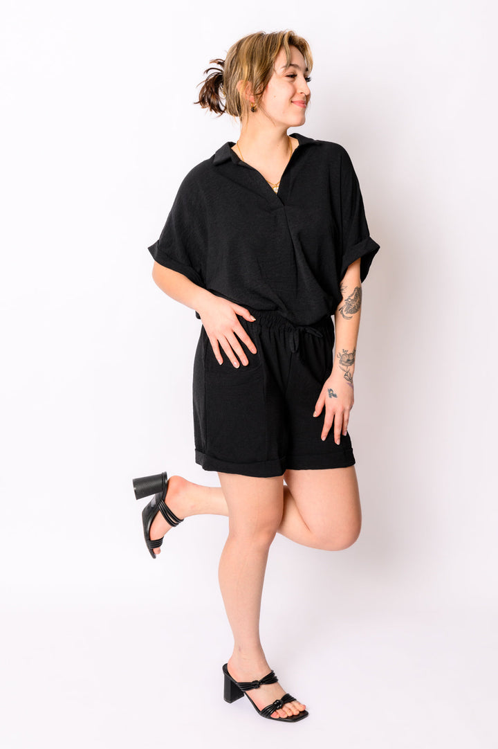 Because I Said So Dolman Sleeve Top in Black-Womens-Ave Shops-[option4]-[option5]-[option6]-[option7]-[option8]-Shop-Boutique-Clothing-for-Women-Online