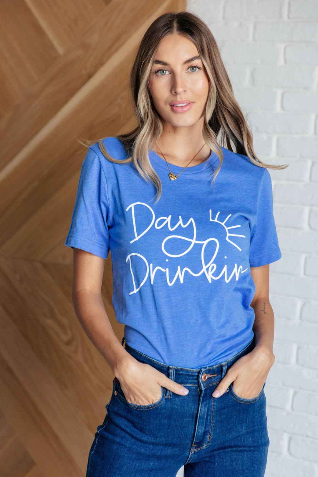 Day Drinkin' Graphic Tee-Tops-Ave Shops-[option4]-[option5]-[option6]-[option7]-[option8]-Shop-Boutique-Clothing-for-Women-Online