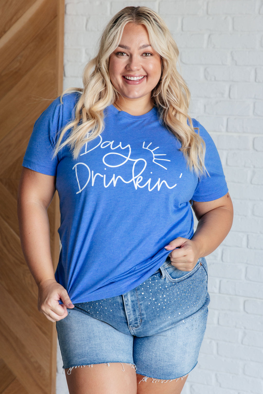 Day Drinkin' Graphic Tee-Tops-Ave Shops-[option4]-[option5]-[option6]-[option7]-[option8]-Shop-Boutique-Clothing-for-Women-Online