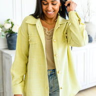 Daydreams Shacket in Yellow-Tops-Ave Shops-[option4]-[option5]-[option6]-[option7]-[option8]-Shop-Boutique-Clothing-for-Women-Online